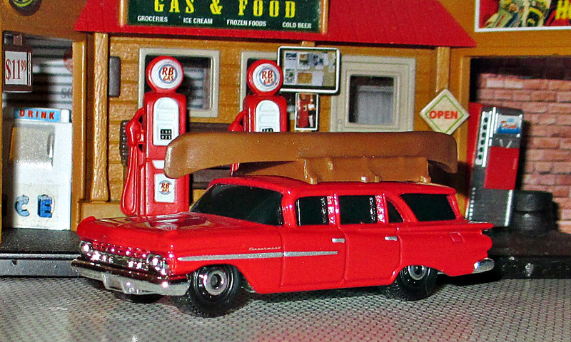 Illustration for article titled Wagon with Canoe Wednesday: Matchbox '59 Chevy